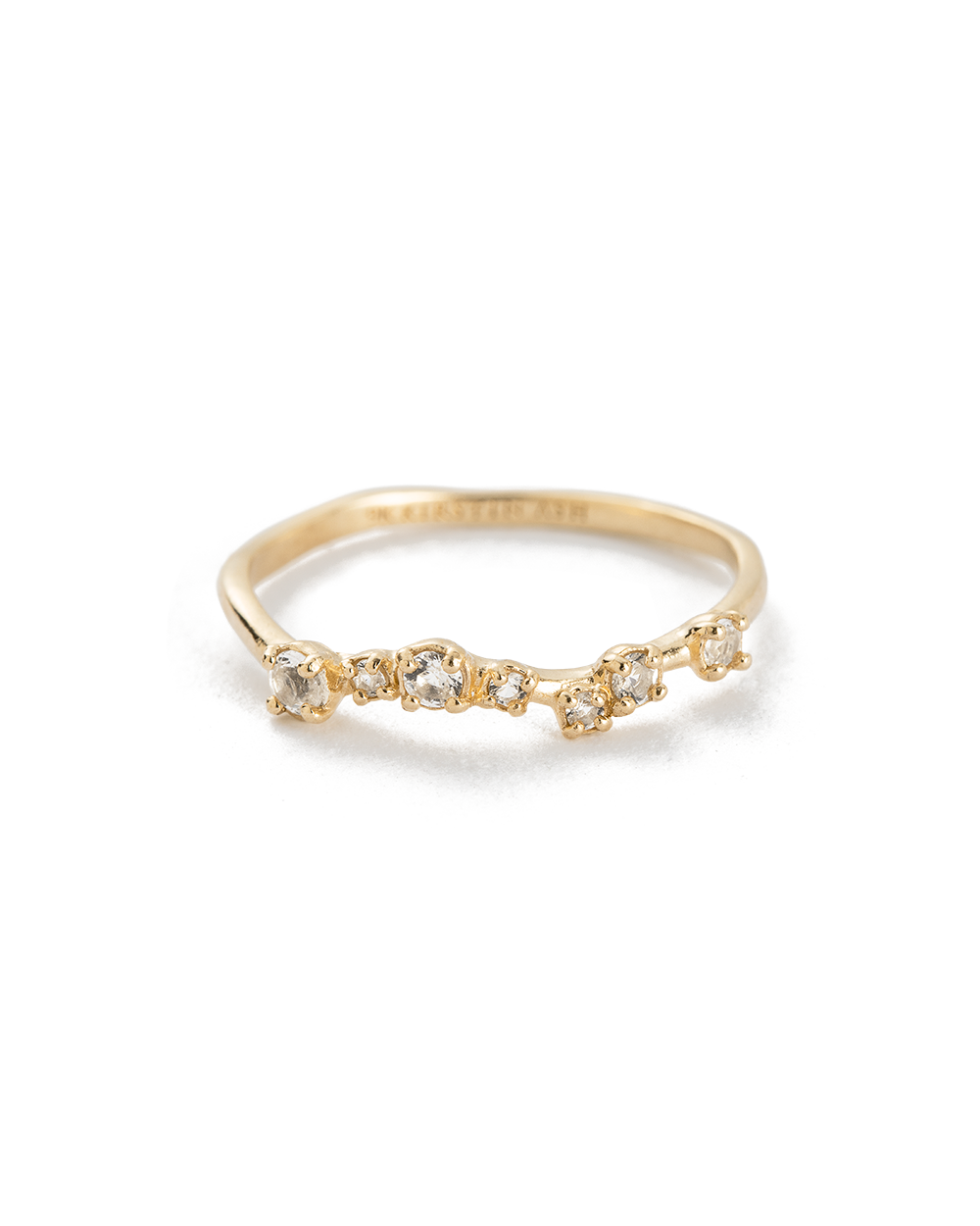 SHIMMER TOPAZ RING (9K GOLD) - IMAGE 1