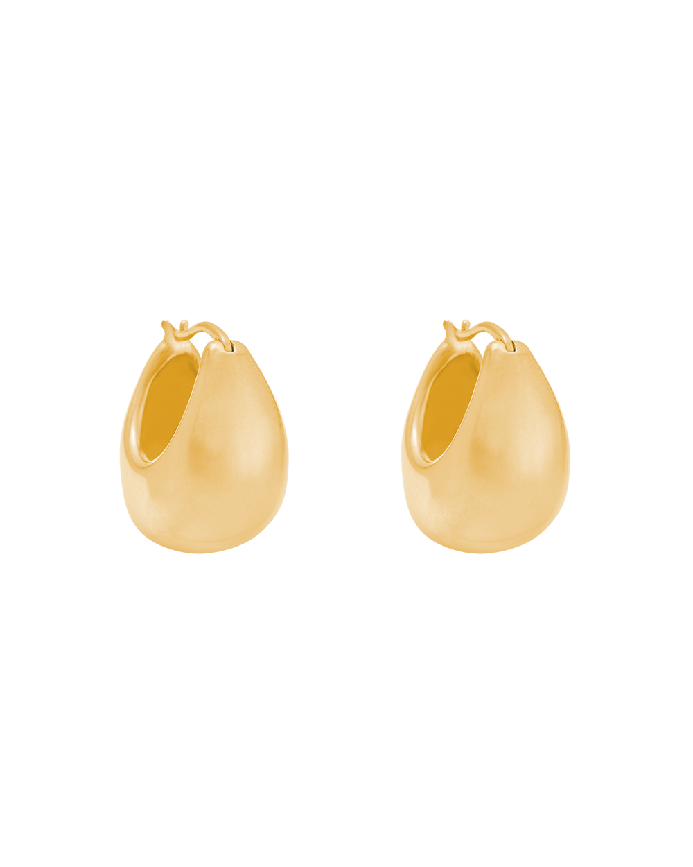 TRESOR HOOPS MEDIUM (18K GOLD PLATED)