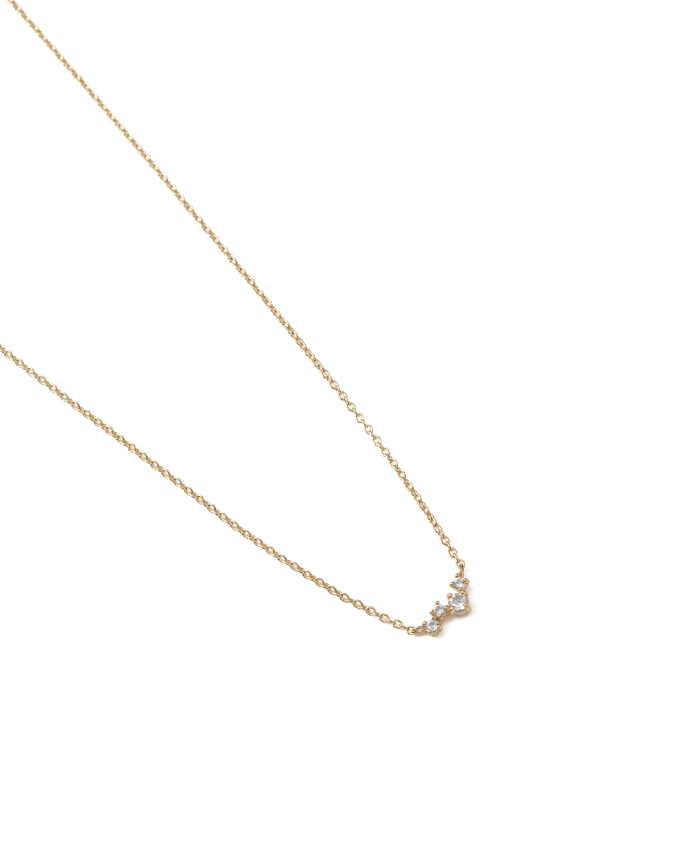 VALENCIA TOPAZ NECKLACE (9K GOLD)
