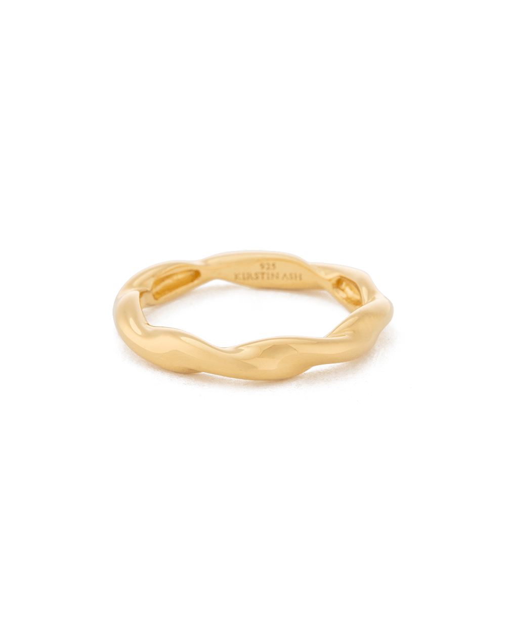 WAVE RING (18K GOLD VERMEIL) - IMAGE 1