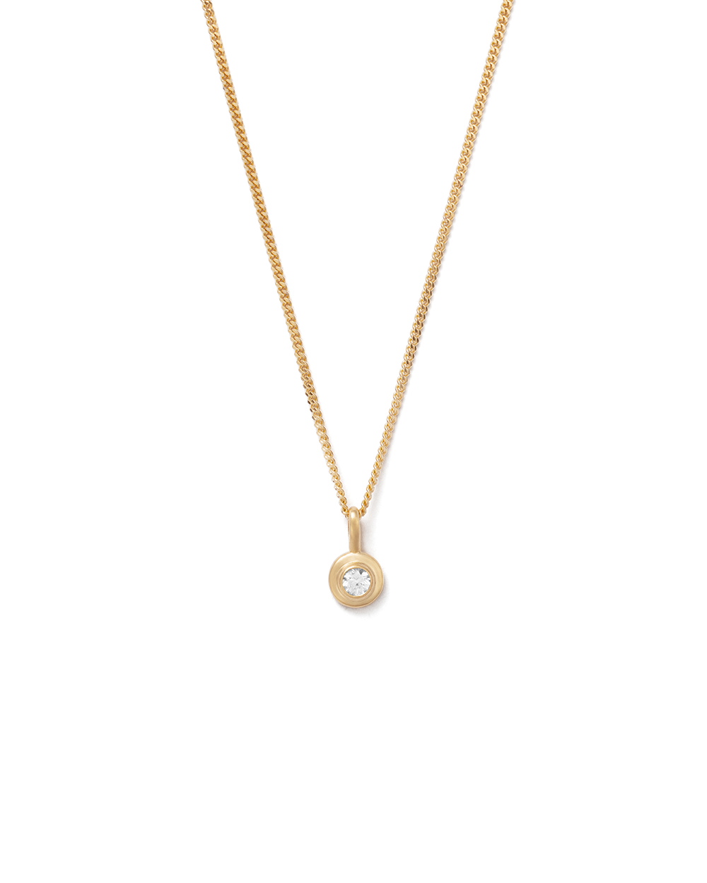 BIRTHSTONE NECKLACE (18K GOLD VERMEIL)