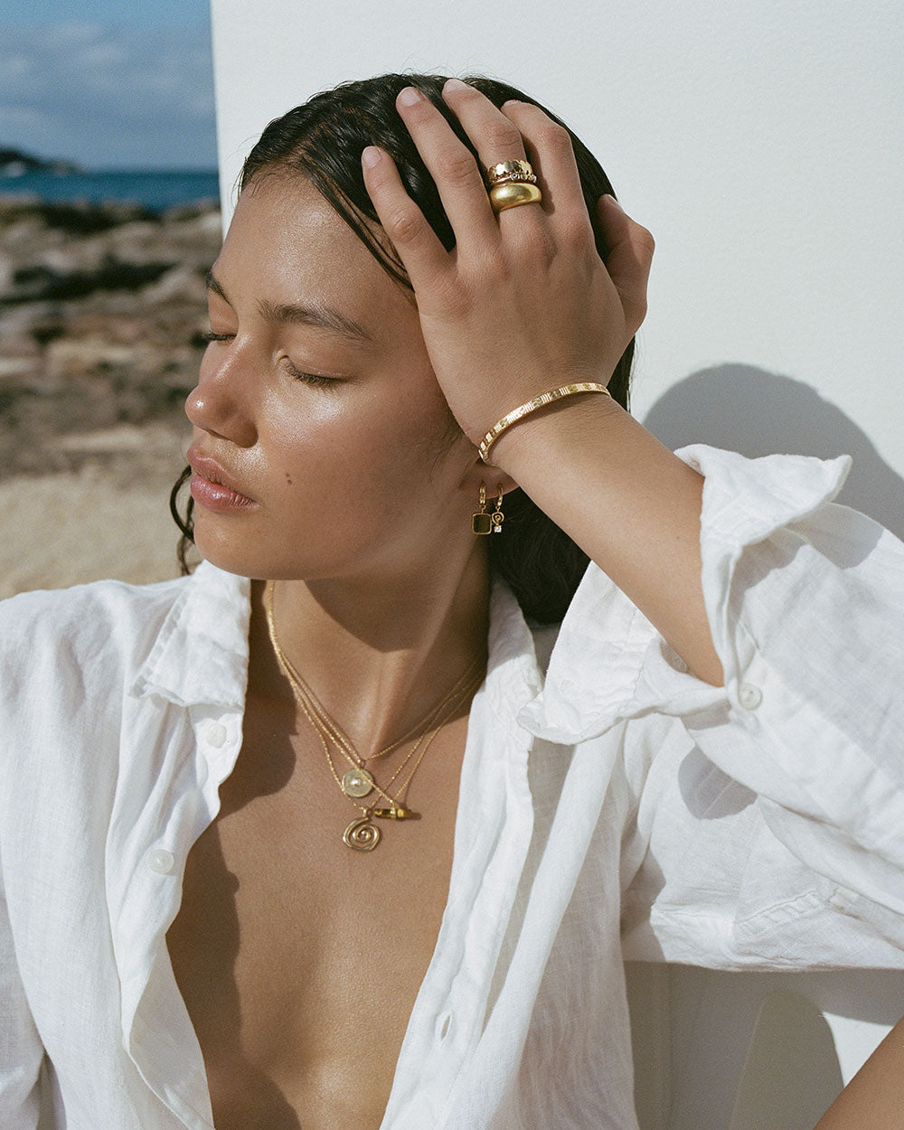 SWEET ESCAPE NECKLACE (18K GOLD PLATED) IMAGE 3