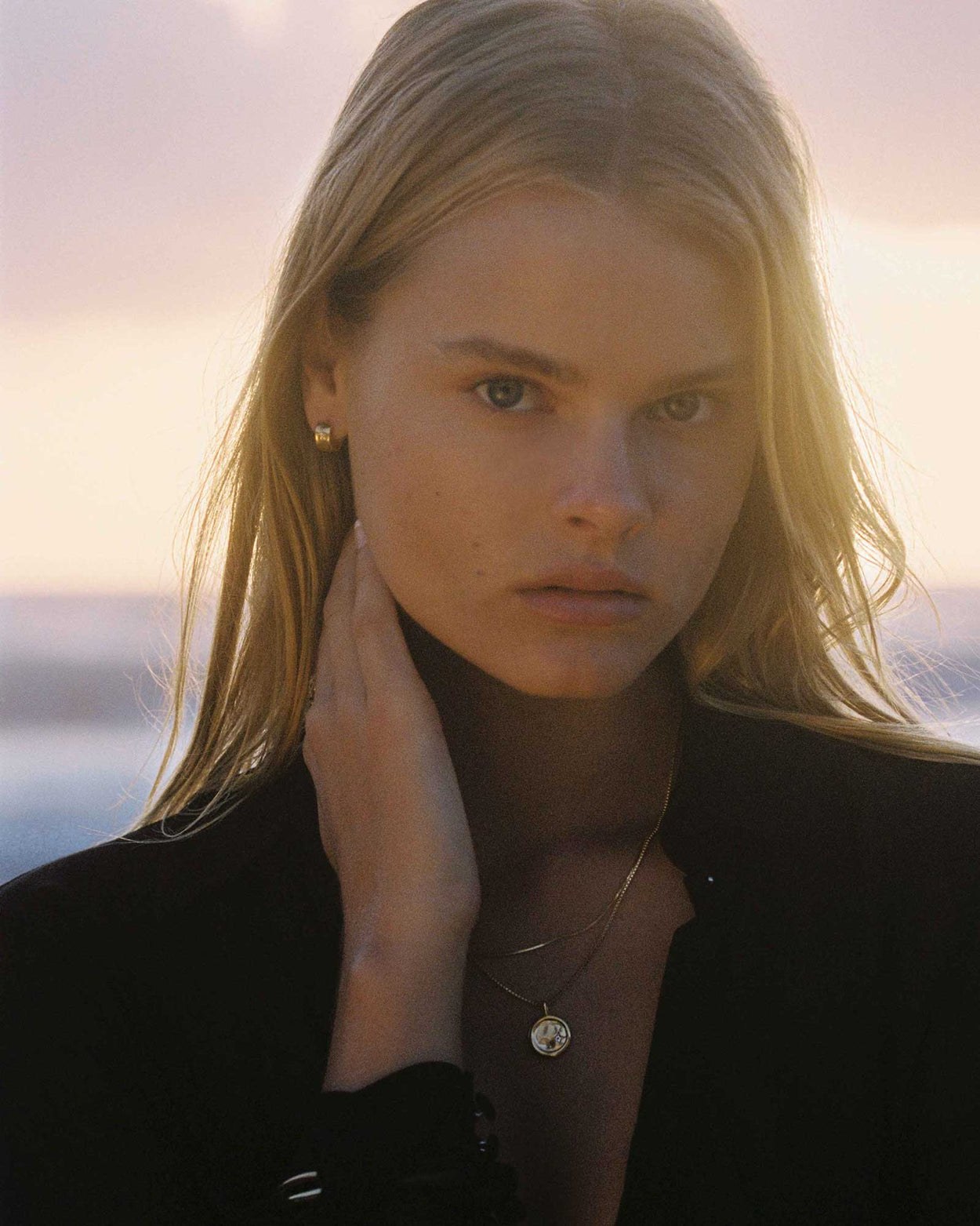 LUNA HOOPS (18K GOLD PLATED) IMAGE 2