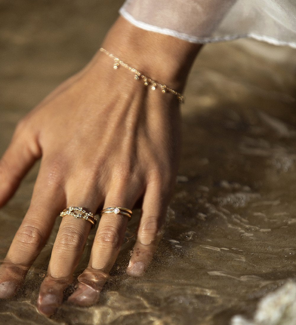 SHIMMER TOPAZ RING (9K GOLD) IMAGE 5