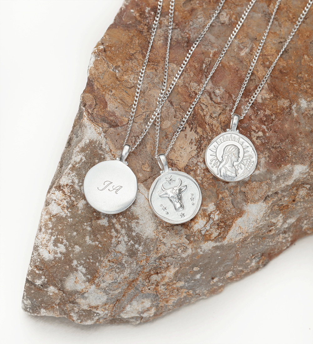 VIRGO ZODIAC NECKLACE (STERLING SILVER) IMAGE 3