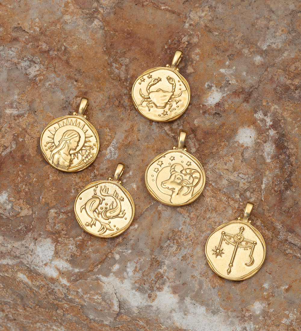 CANCER ZODIAC (18K GOLD VERMEIL) IMAGE 3