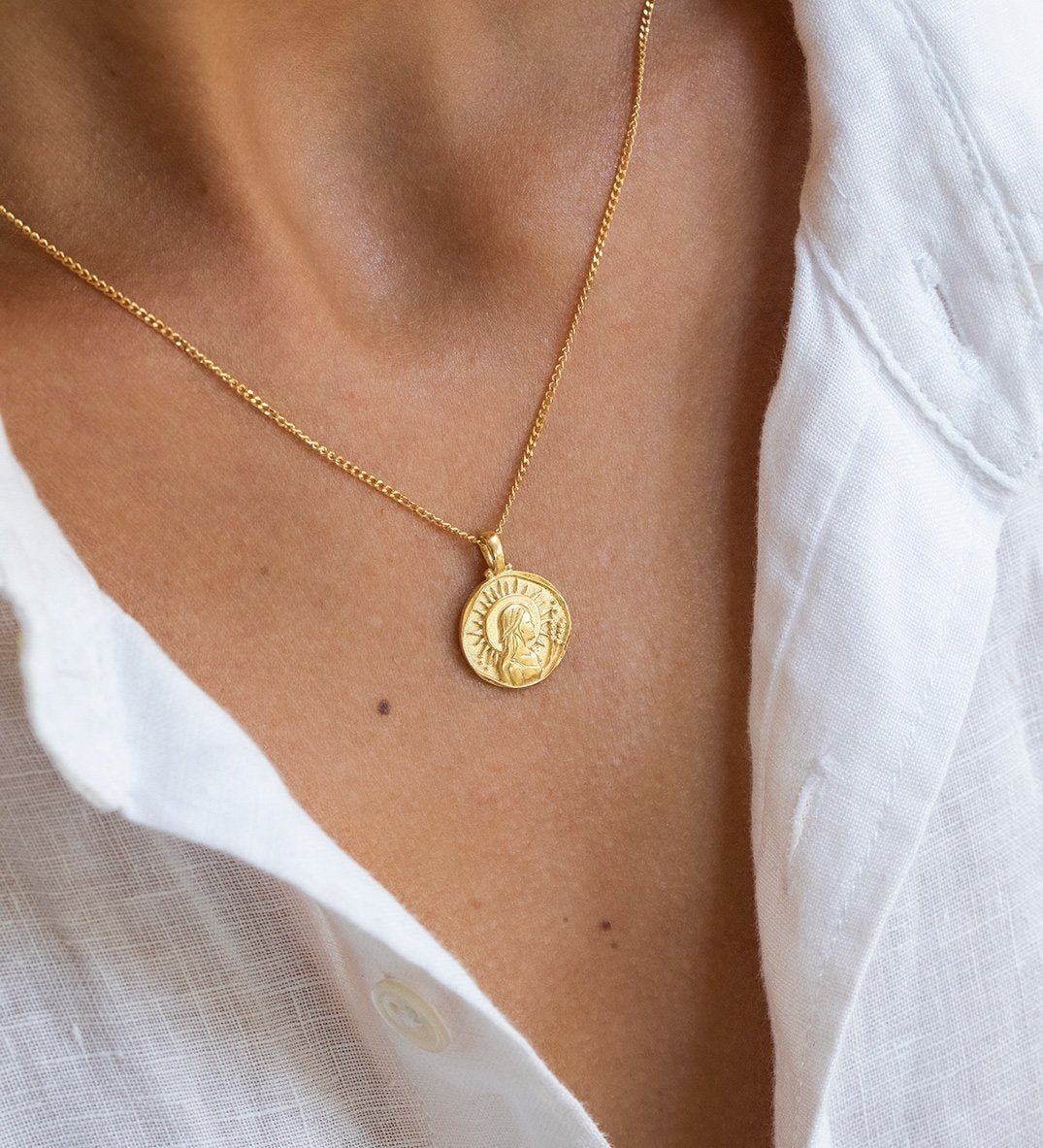 VIRGO ZODIAC NECKLACE (18K GOLD VERMEIL) IMAGE 2