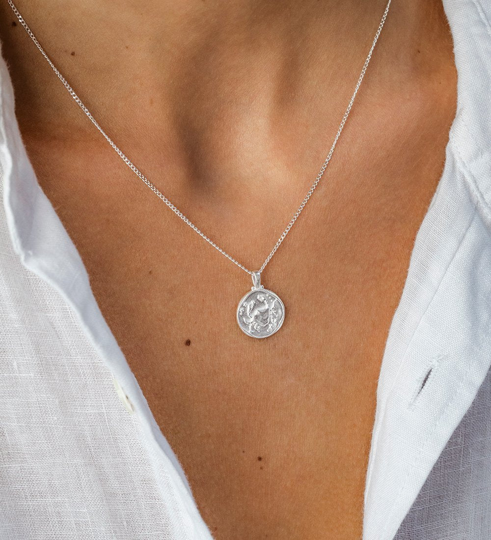 CANCER ZODIAC (STERLING SILVER) IMAGE 2