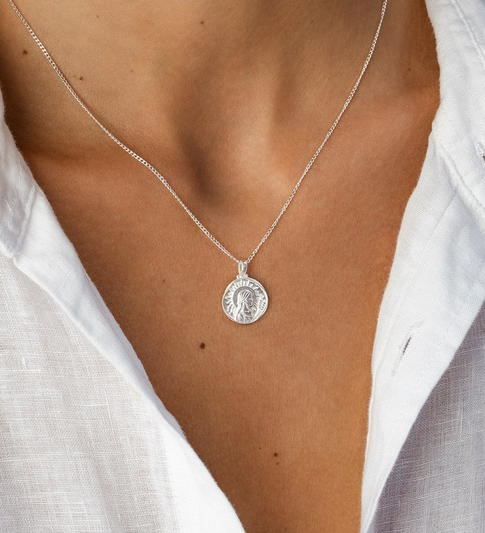 VIRGO ZODIAC NECKLACE (STERLING SILVER) IMAGE 2