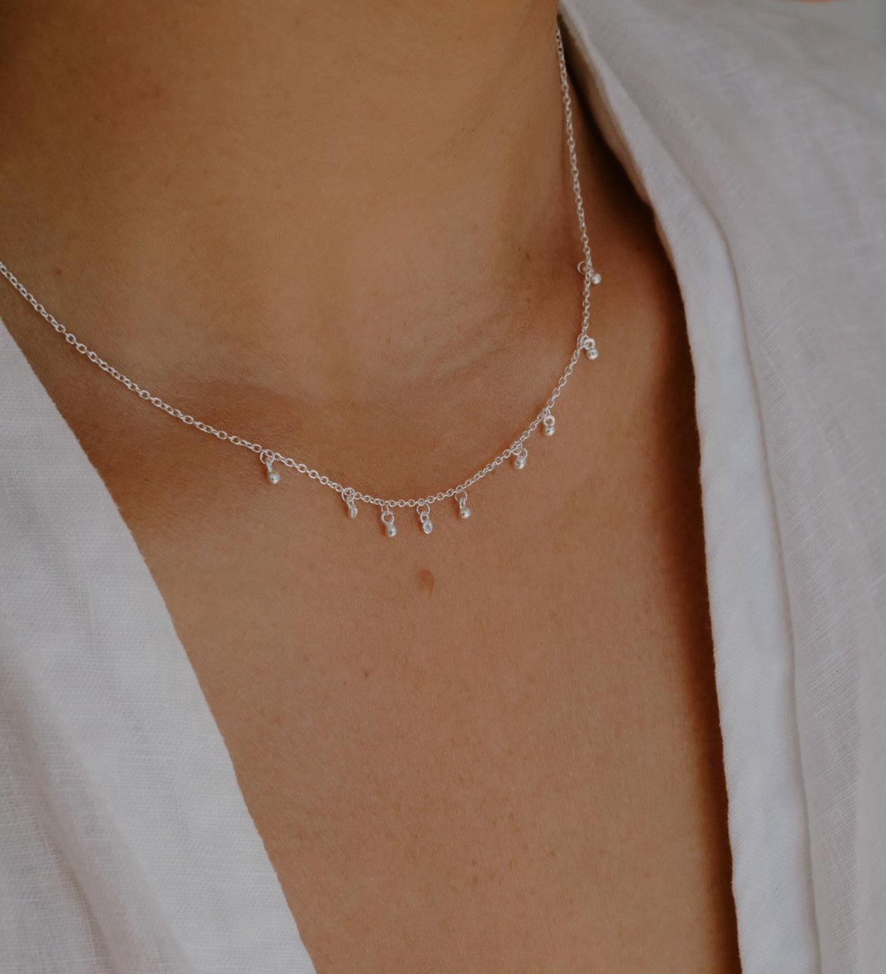 SEA MIST NECKLACE (STERLING SILVER) IMAGE 2