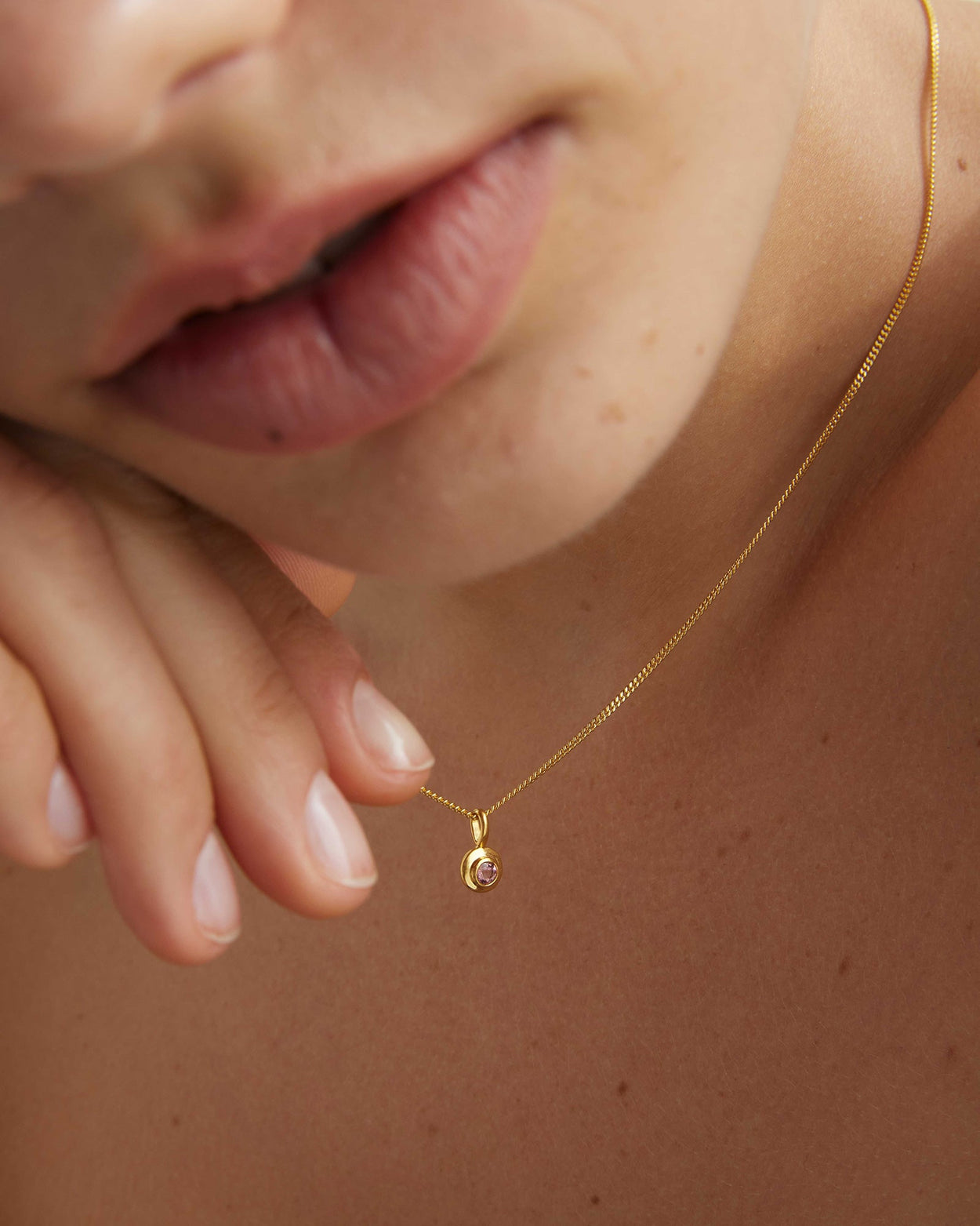 BIRTHSTONE (18K GOLD VERMEIL) IMAGE 3