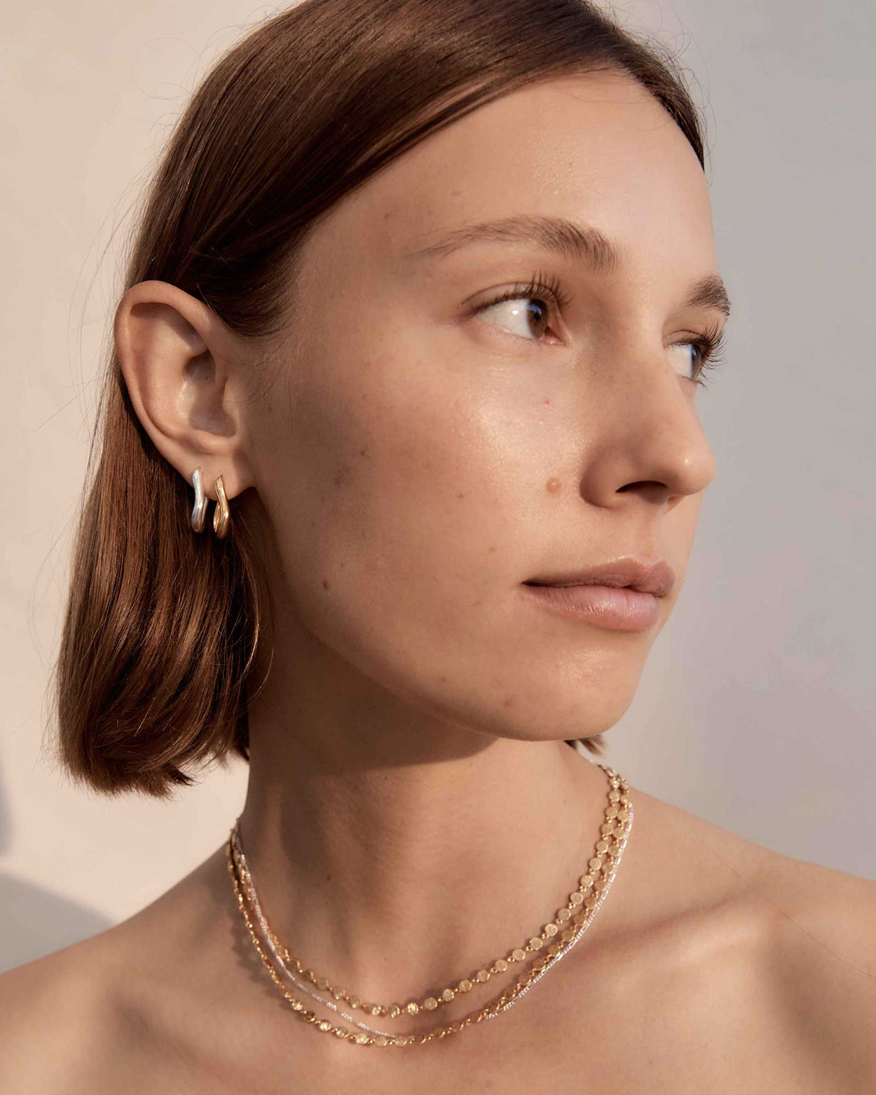 ECHO HOOPS (STERLING SILVER) IMAGE 3