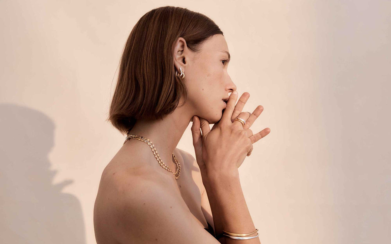 ECHO HOOPS (STERLING SILVER) IMAGE 5