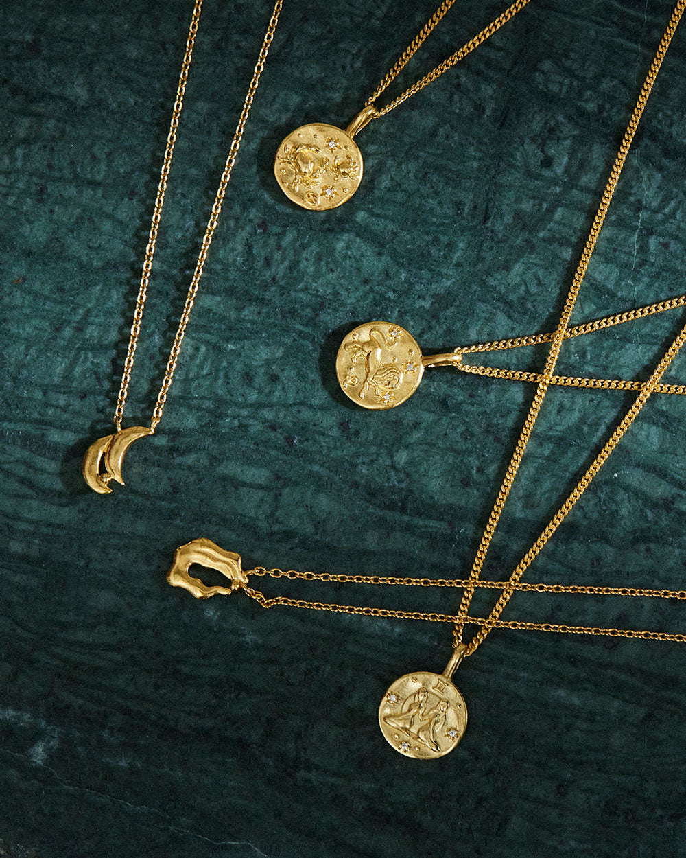GEMINI STAR SIGN NECKLACE (18K GOLD VERMEIL) IMAGE 5