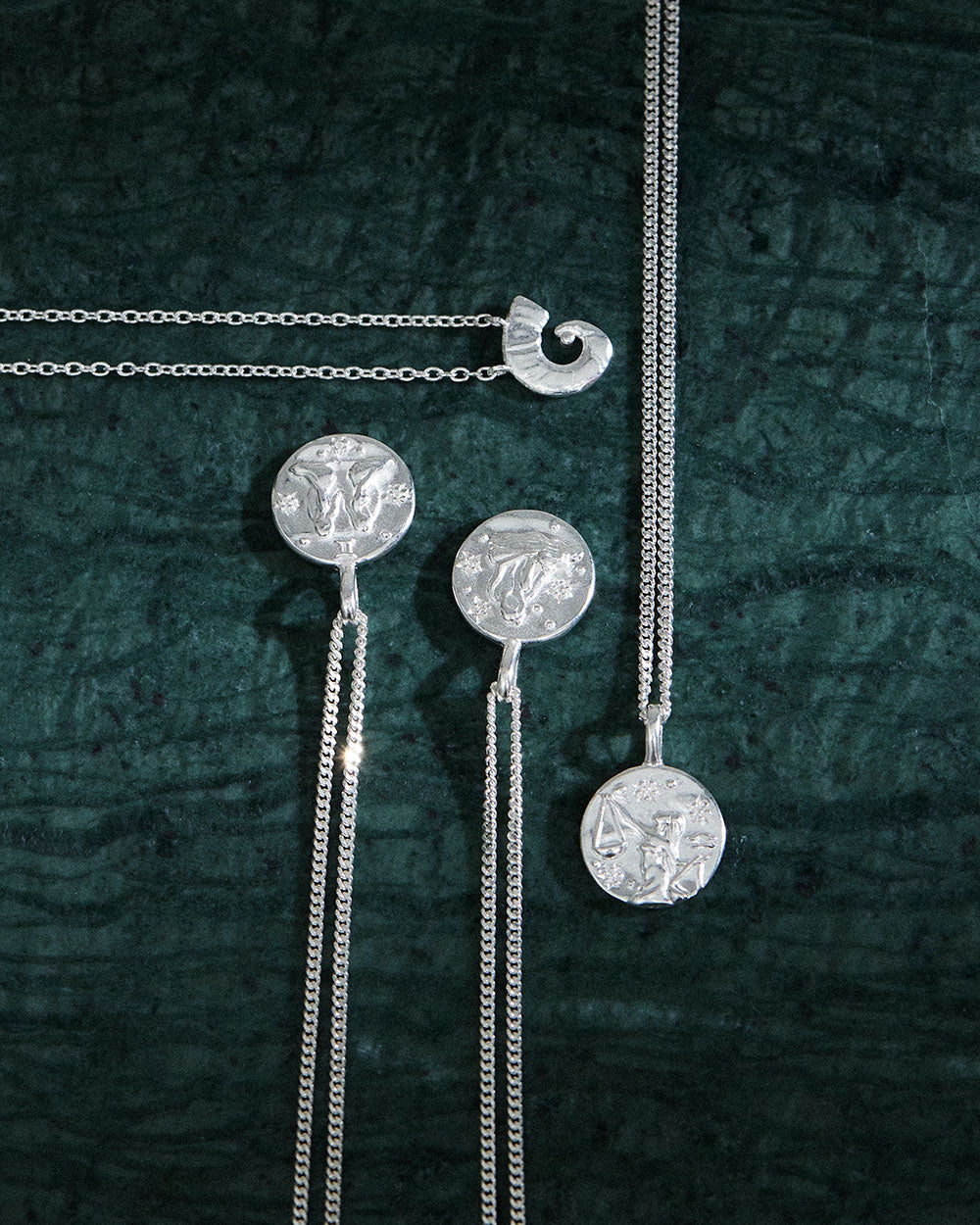 GEMINI PETITE ZODIAC (STERLING SILVER) IMAGE 3