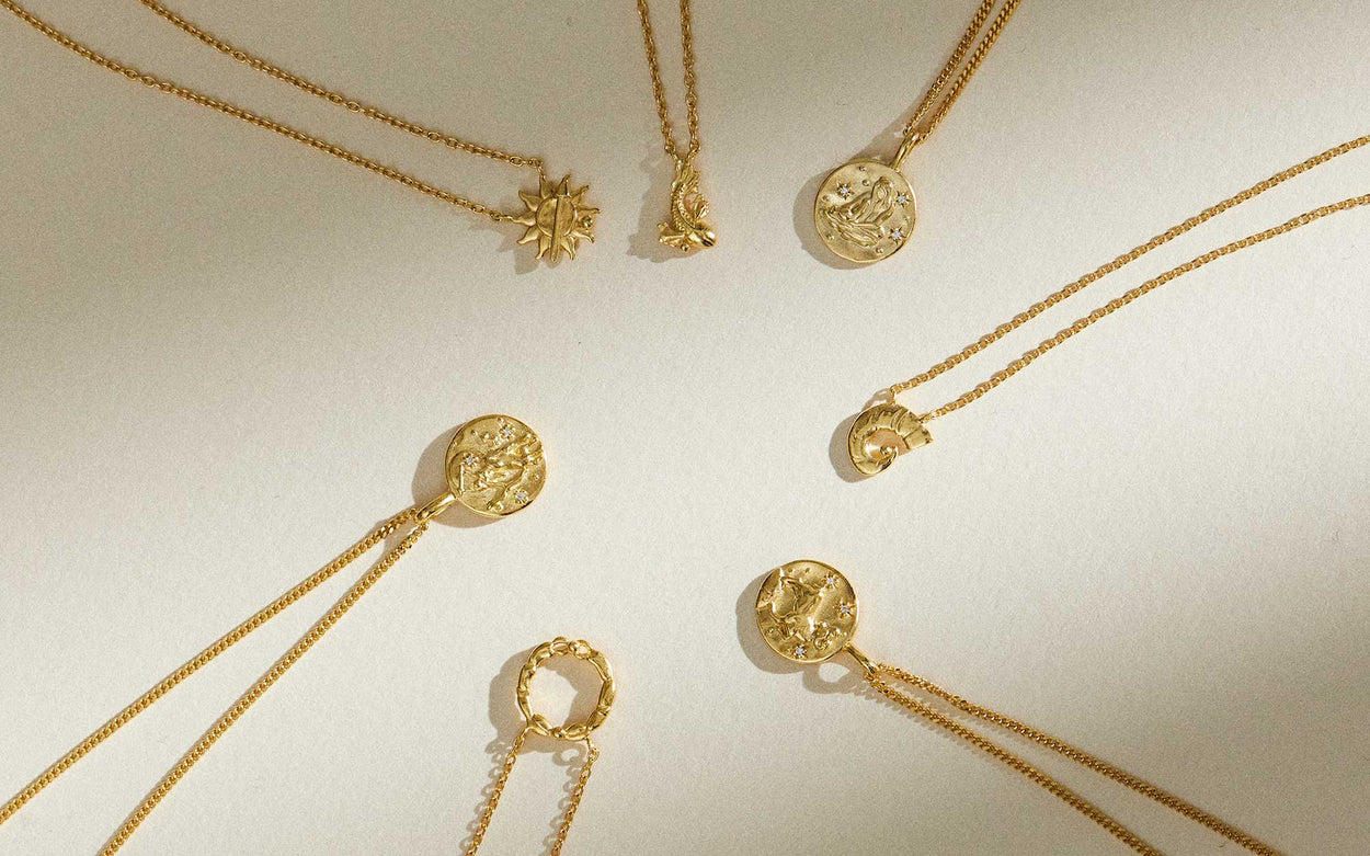 LEO STAR SIGN NECKLACE (18K GOLD VERMEIL) IMAGE 3