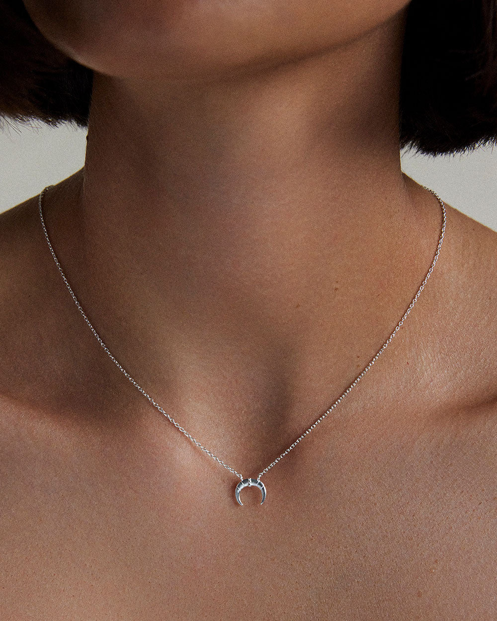 TAURUS STAR SIGN NECKLACE (STERLING SILVER) IMAGE 2