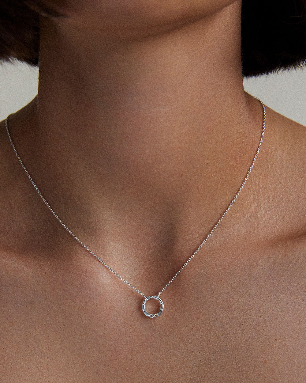 CANCER STAR SIGN NECKLACE (STERLING SILVER) IMAGE 2