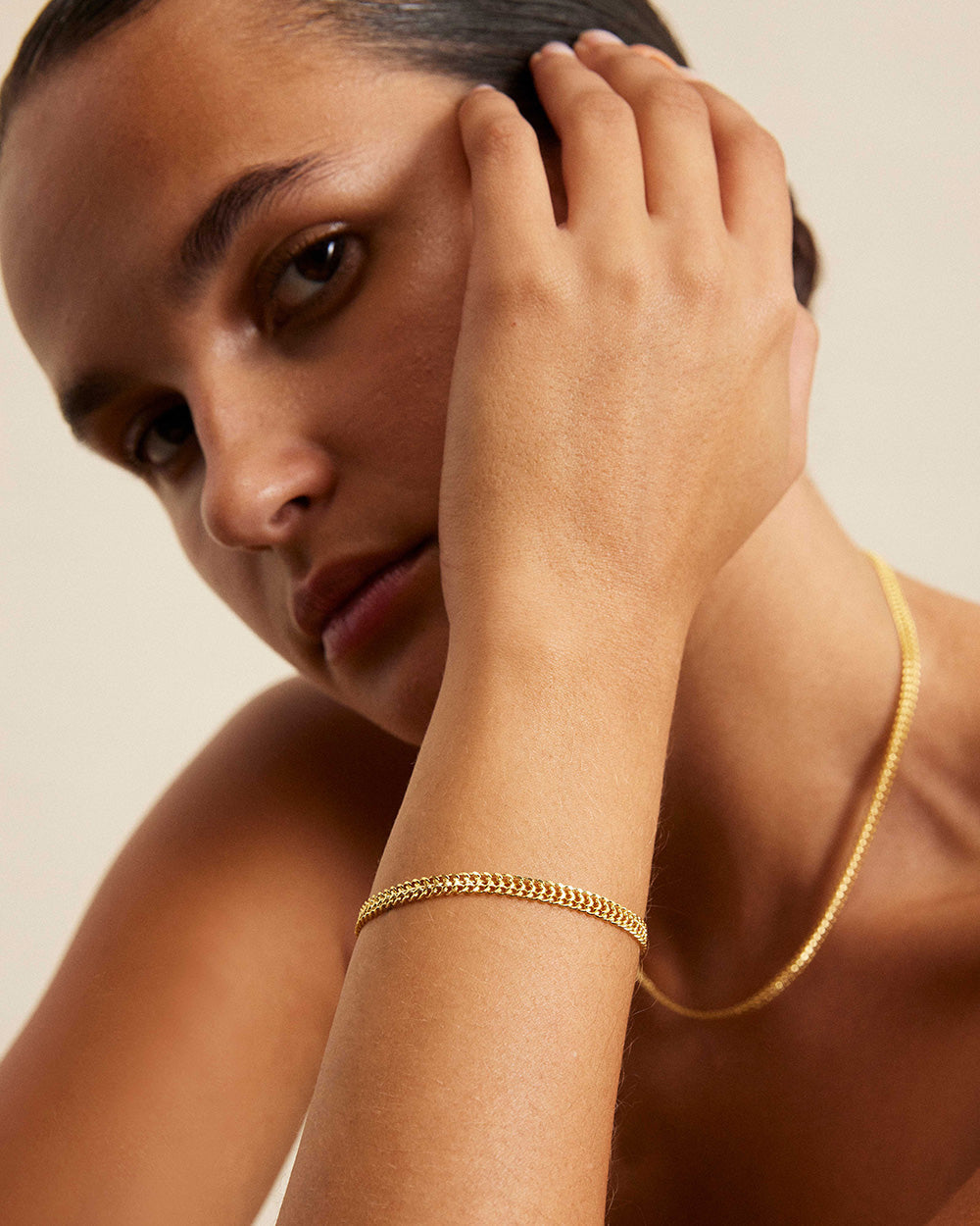 RELIC CHAIN BRACELET (18K GOLD PLATED)