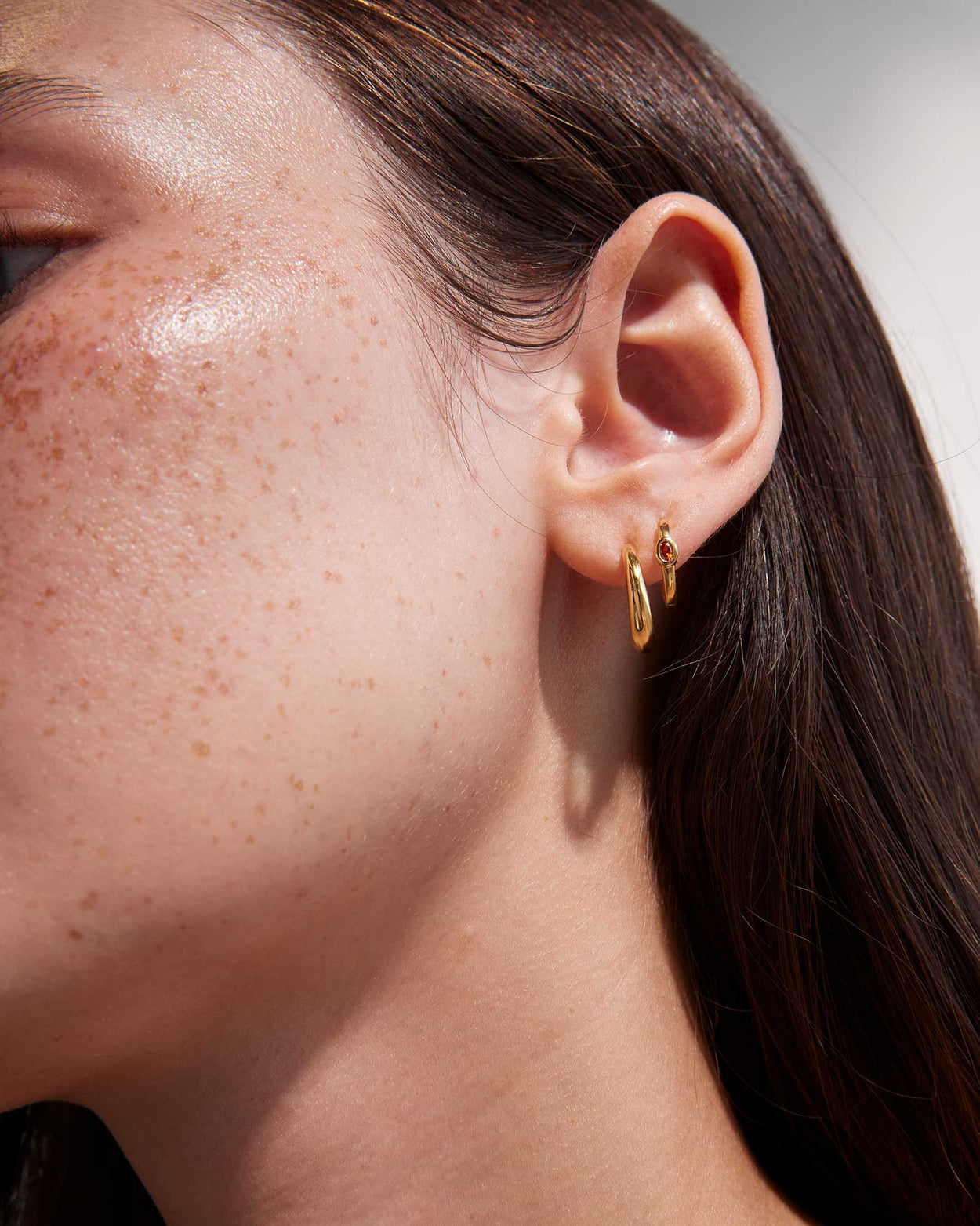 EMBER HOOPS (18K GOLD PLATED)