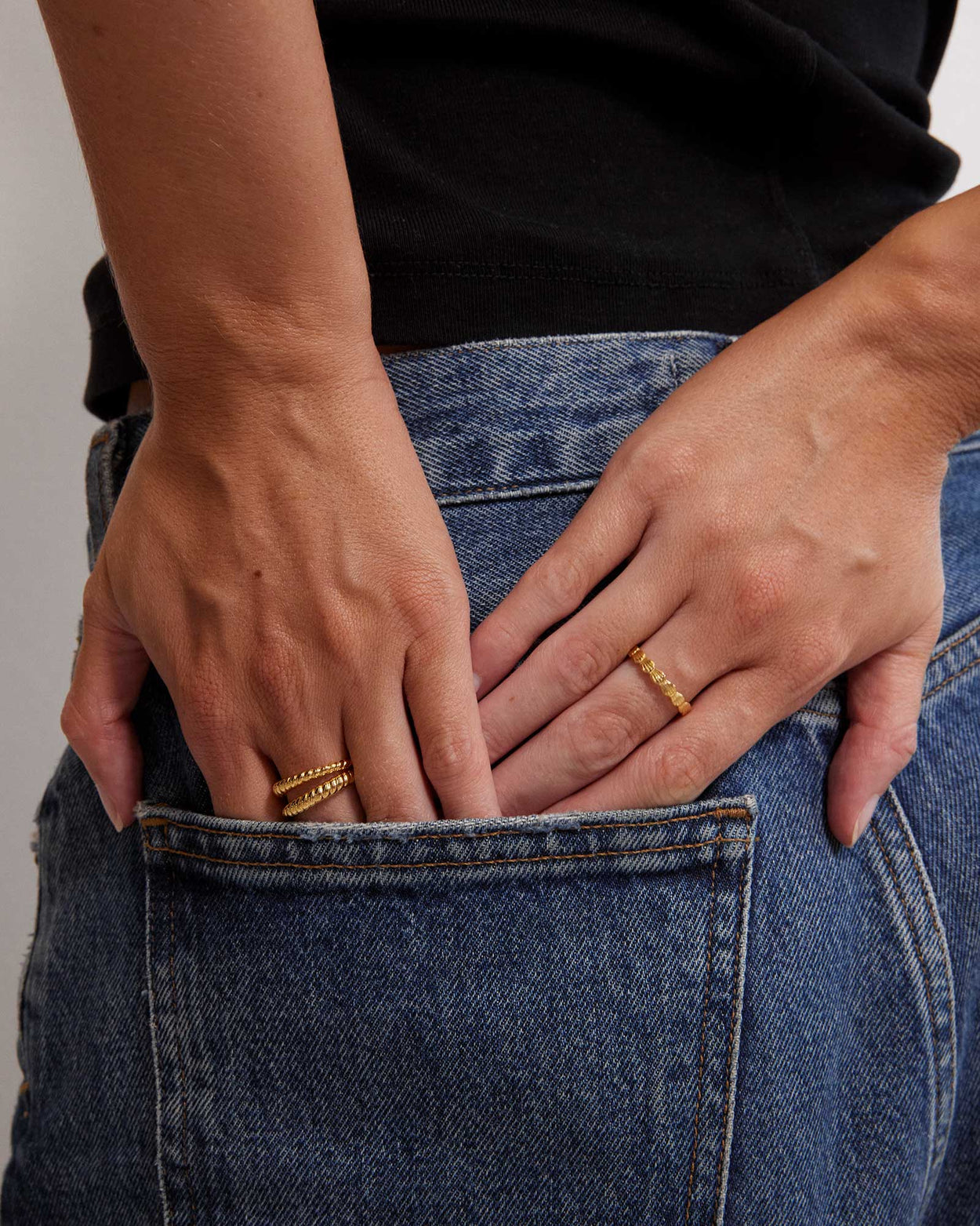 CYPRESS RING (18K GOLD VERMEIL) IMAGE 3