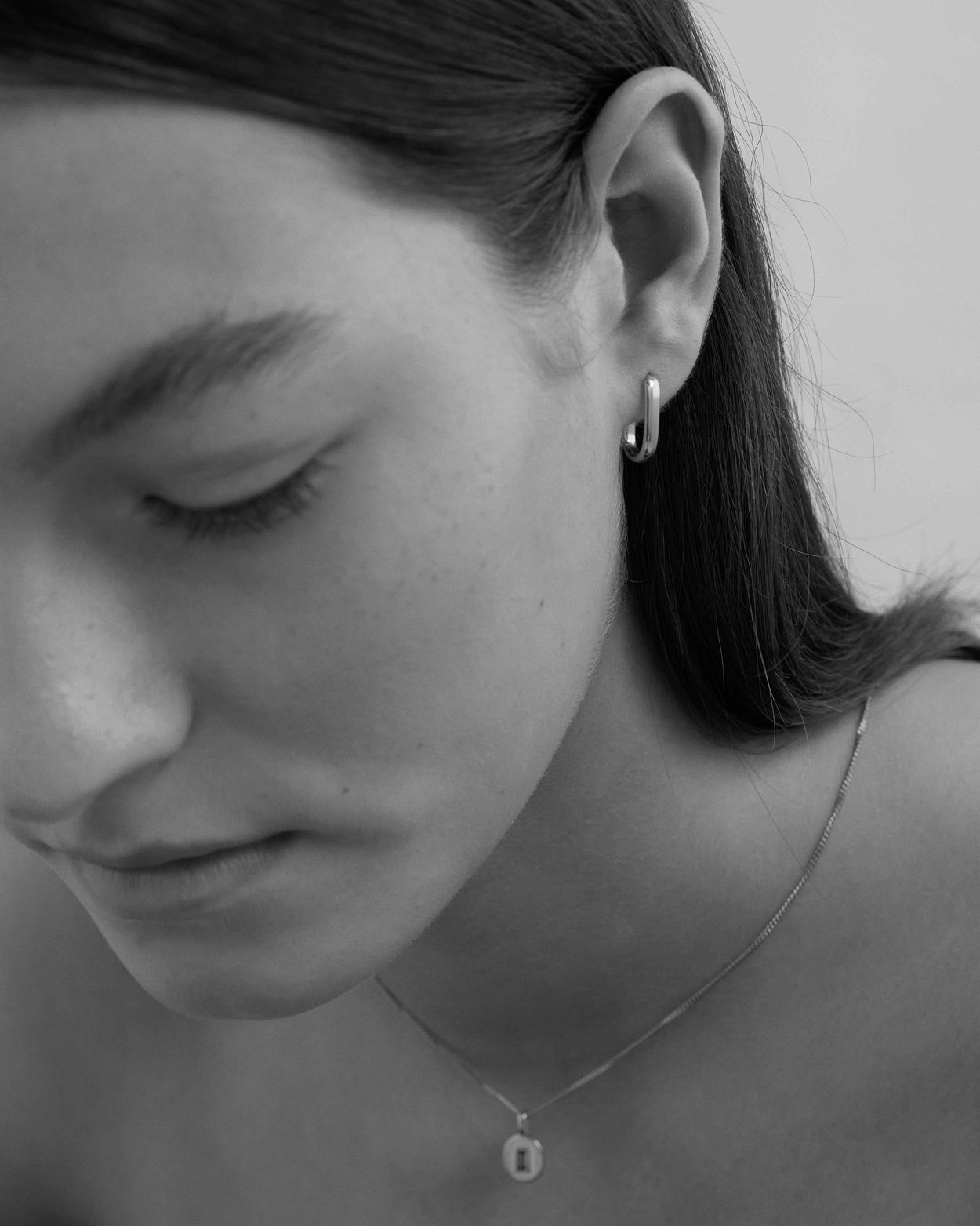 ROAM HOOPS SMALL (STERLING SILVER) IMAGE 3