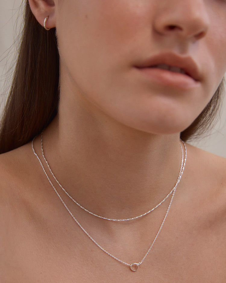 LUCIA CHAIN NECKLACE (STERLING SILVER)