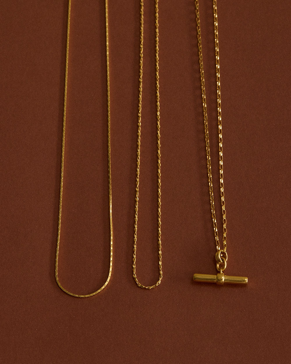 LUCIA CHAIN NECKLACE (18K GOLD VERMEIL) IMAGE 4