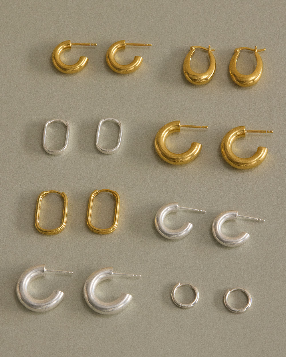 NOMADA FINE HOOPS (STERLING SILVER) IMAGE 4