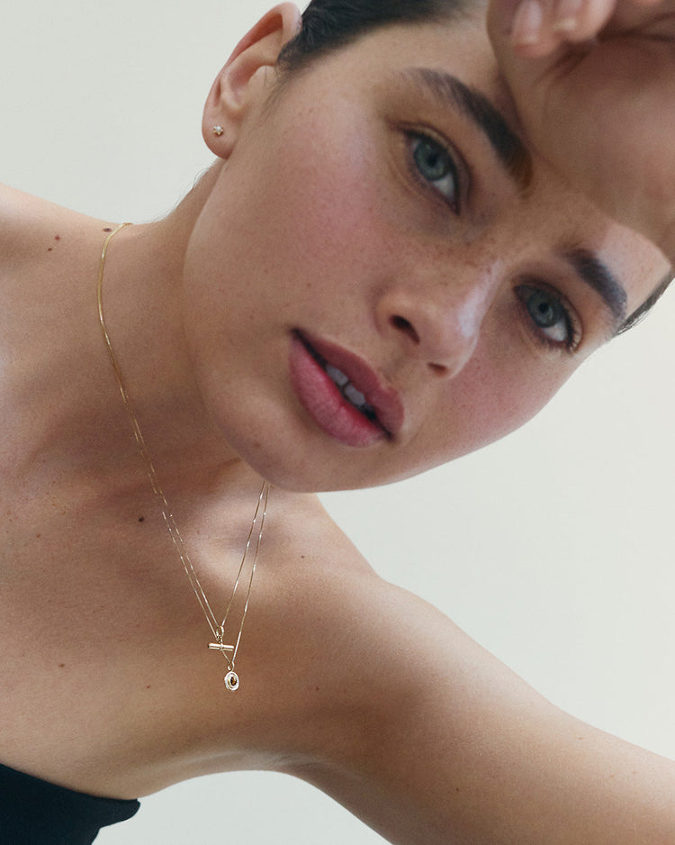 VOYAGER TIGERS EYE CHARM (9K GOLD) IMAGE 2