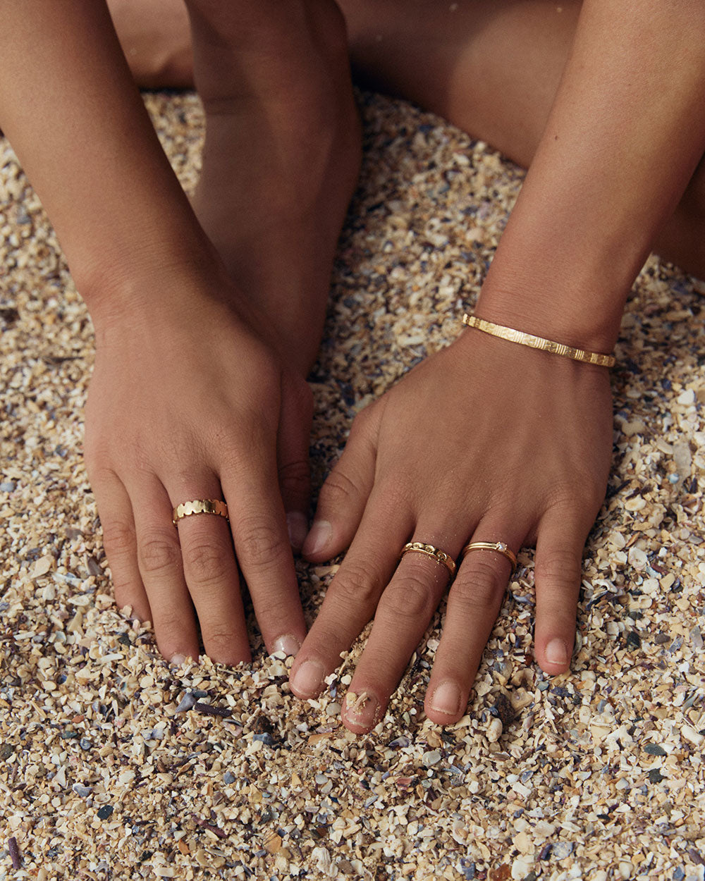 SOLACE PEARL RING (18K GOLD VERMEIL) IMAGE 5