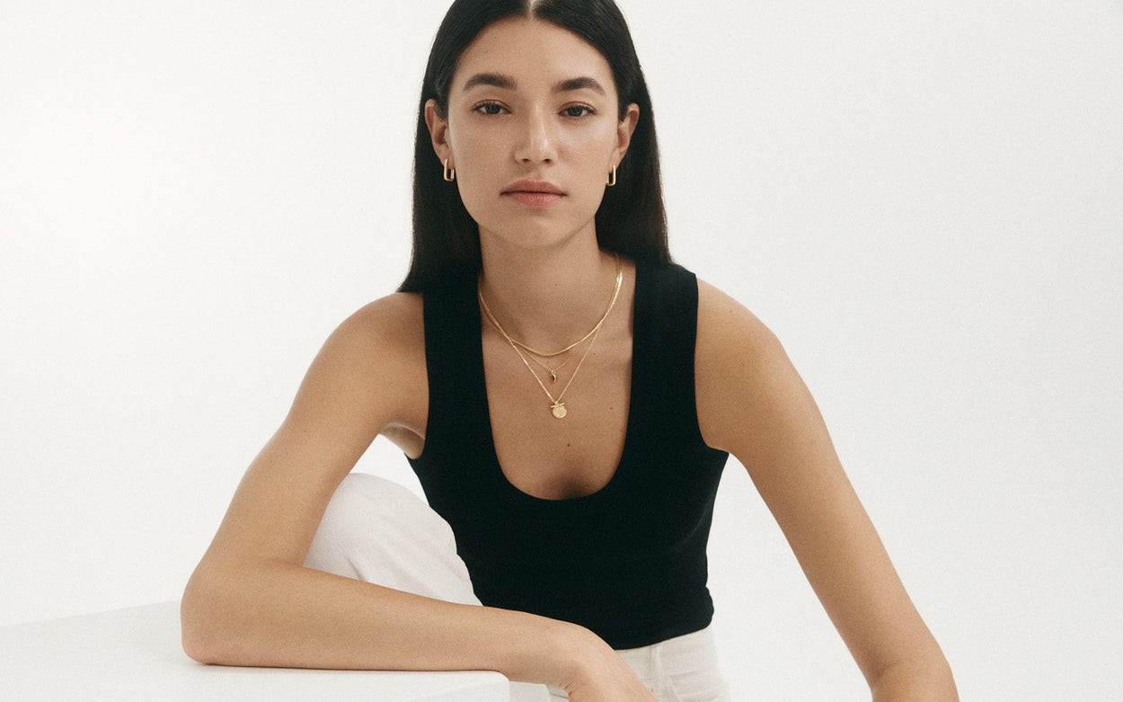 INK NECKLACE (18K GOLD VERMEIL) IMAGE 5