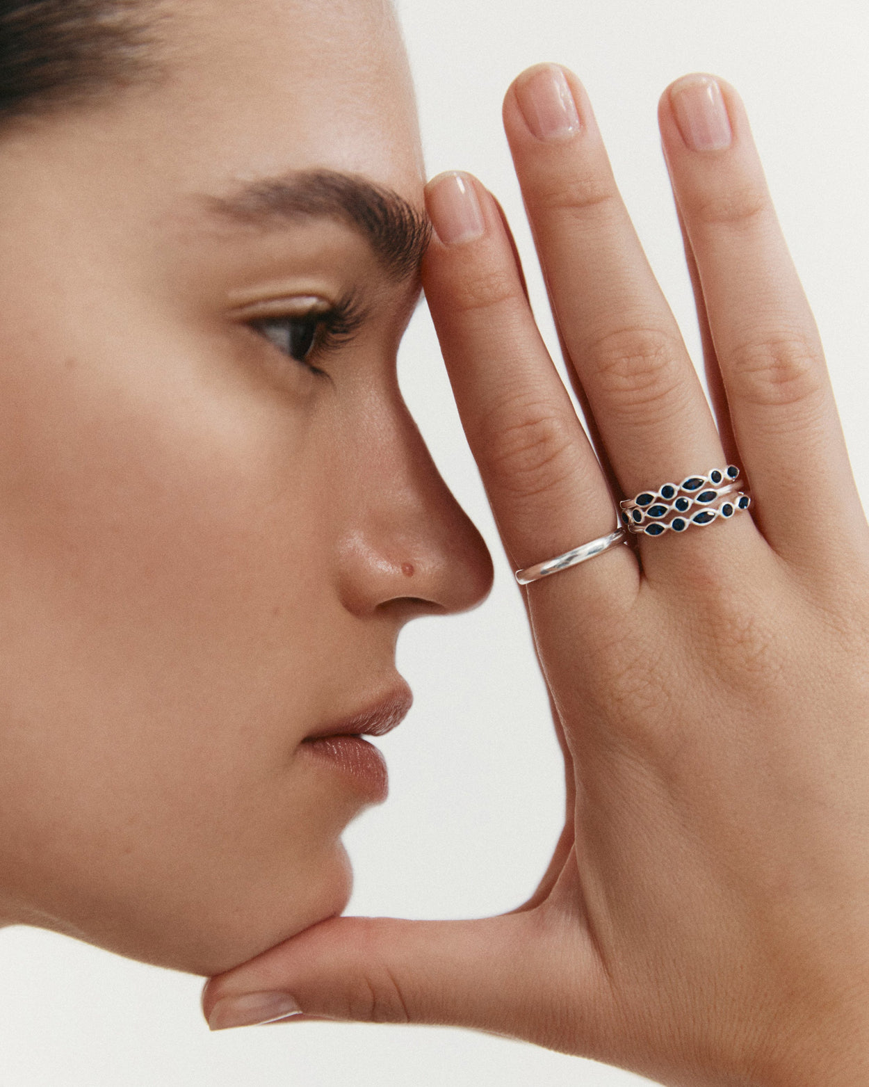 INDIGO RING (STERLING SILVER) IMAGE 2