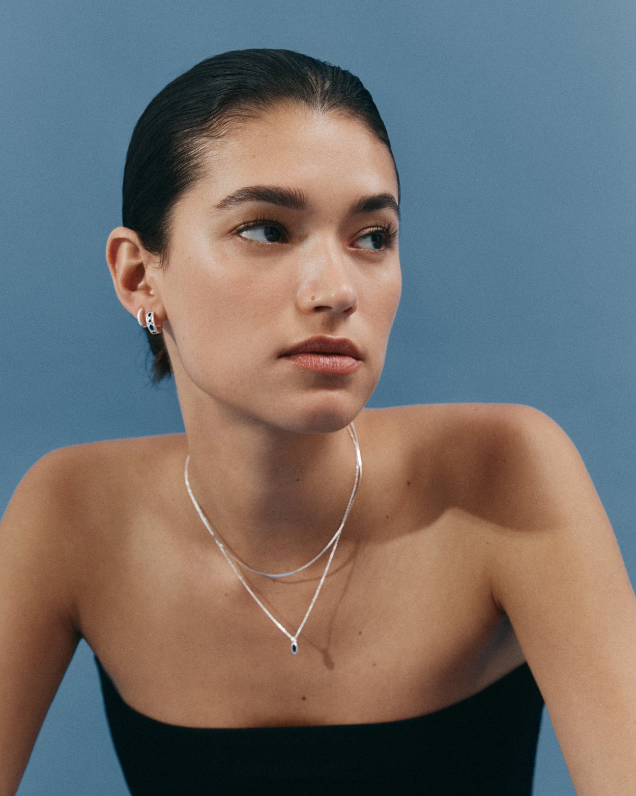 SYNERGY HOOPS (STERLING SILVER) IMAGE 3