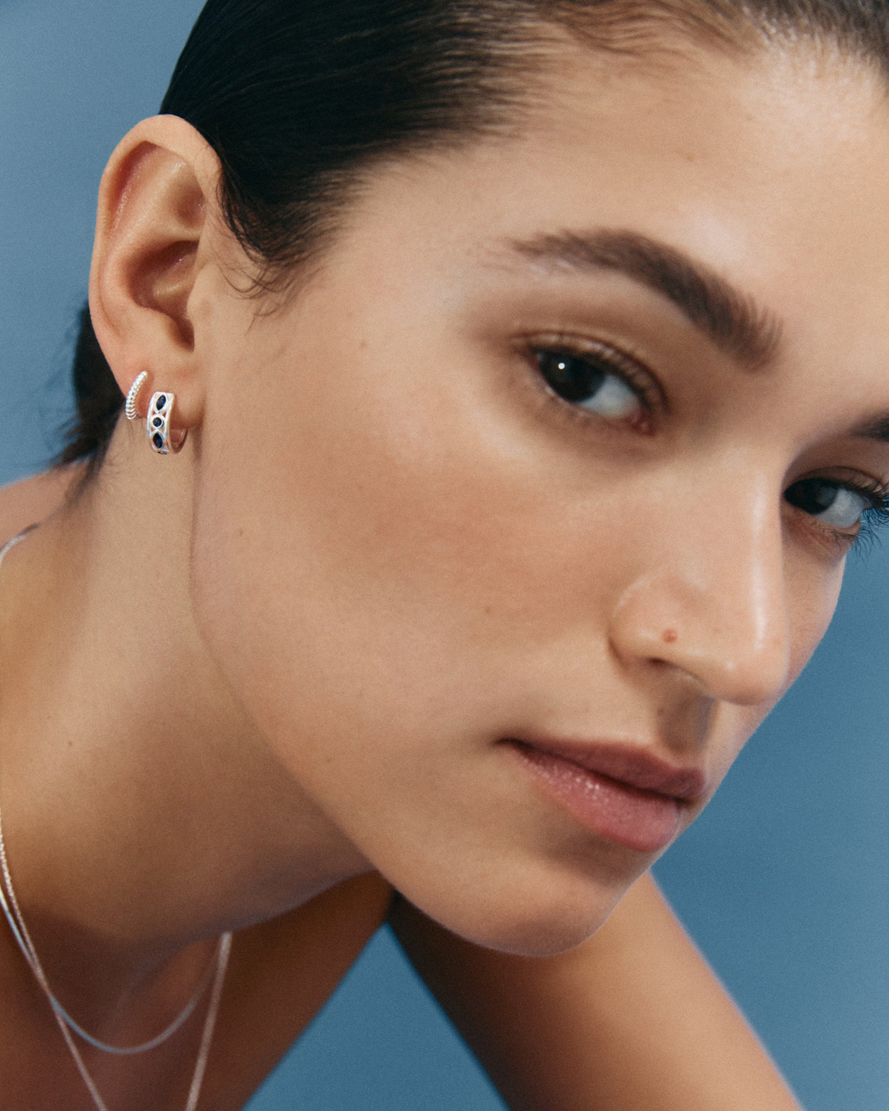 SYNERGY HOOPS (STERLING SILVER) IMAGE 2