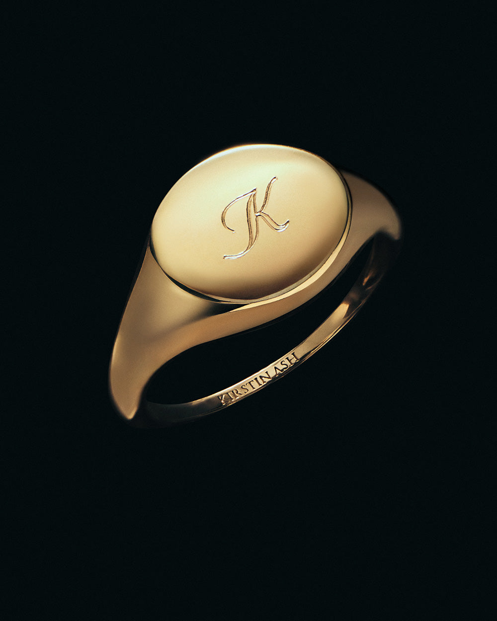 CLASSIC SIGNET RING (9K GOLD) IMAGE 2