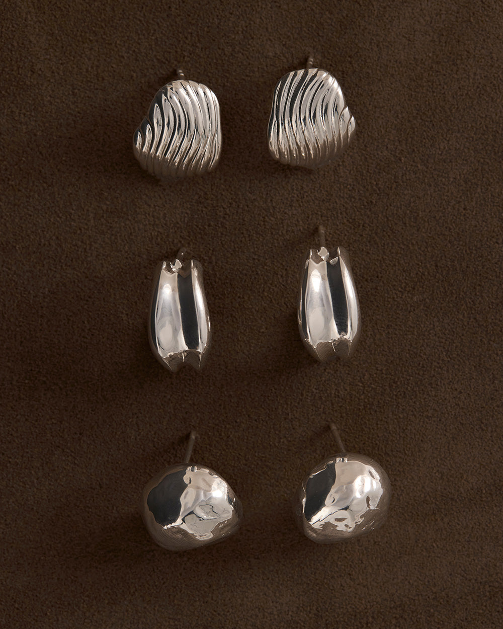 WITHIN MOTION OVERSIZED STUDS (STERLING SILVER) IMAGE 4