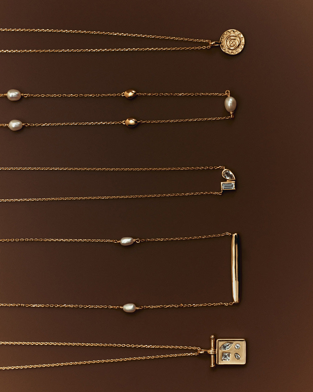 MARIS ENGRAVABLE NECKLACE (18K GOLD VERMEIL) IMAGE 3