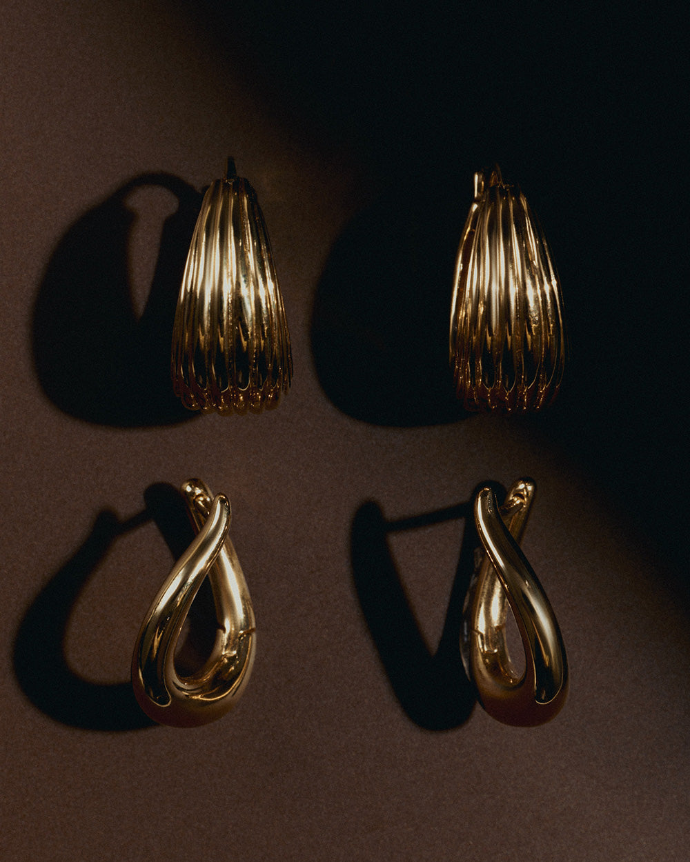 ARISE HOOPS (18K GOLD PLATED)