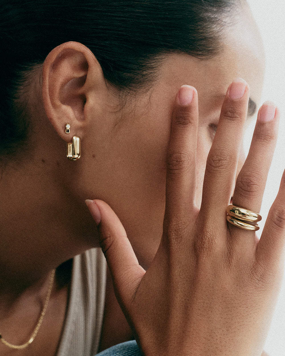 EMBER STUDS (18K GOLD PLATED)