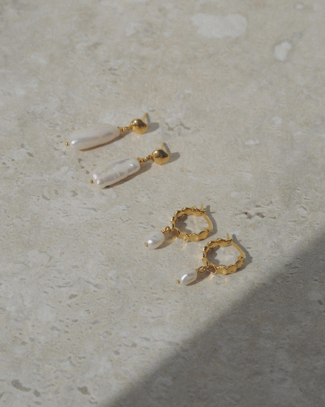 VACATION HOOPS (18K GOLD PLATED) IMAGE 4