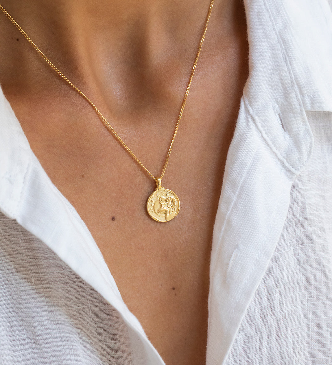 ARIES ZODIAC (18K ROSE GOLD VERMEIL) IMAGE 2