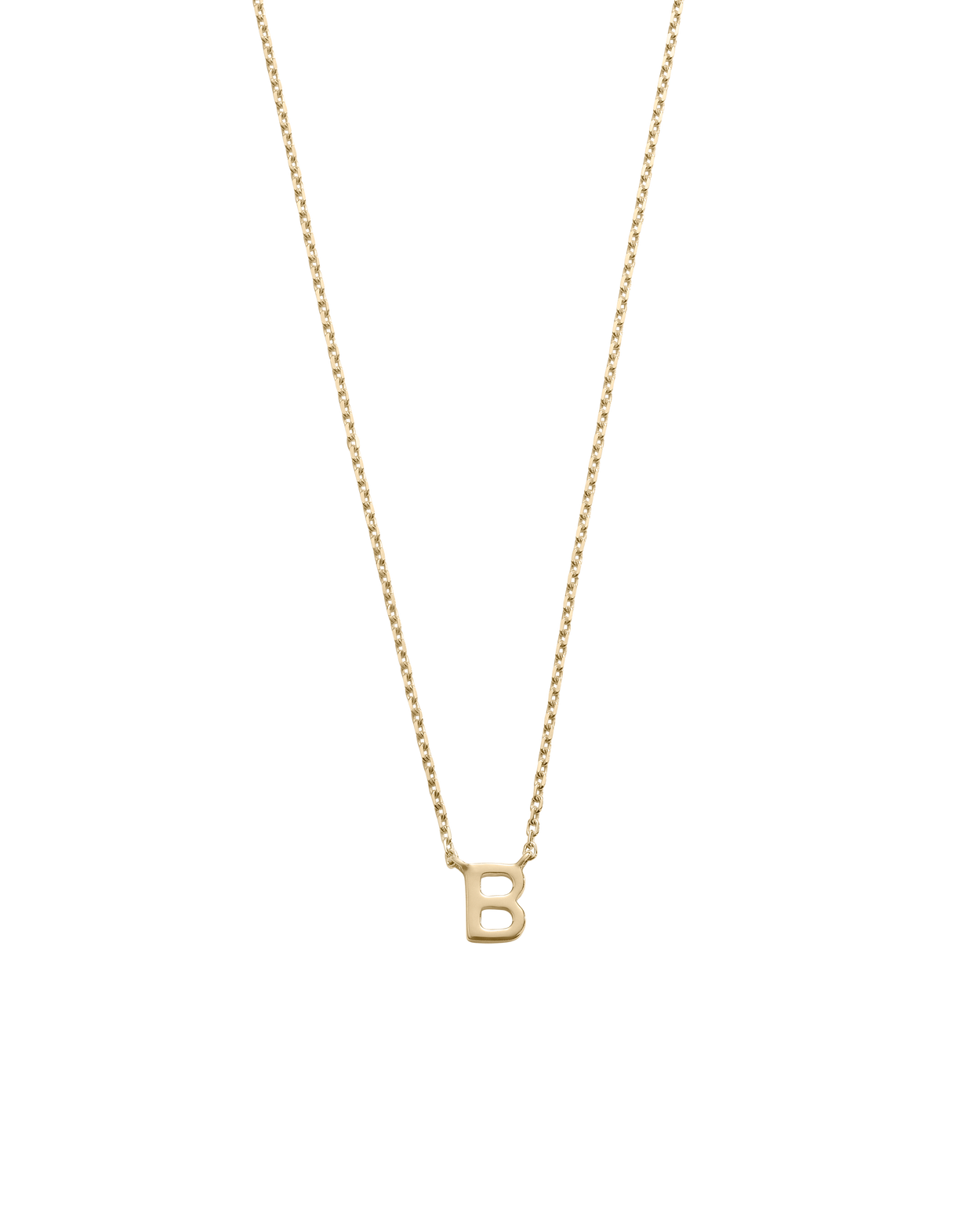 PETITE INITIAL NECKLACE (9K GOLD) IMAGE 4