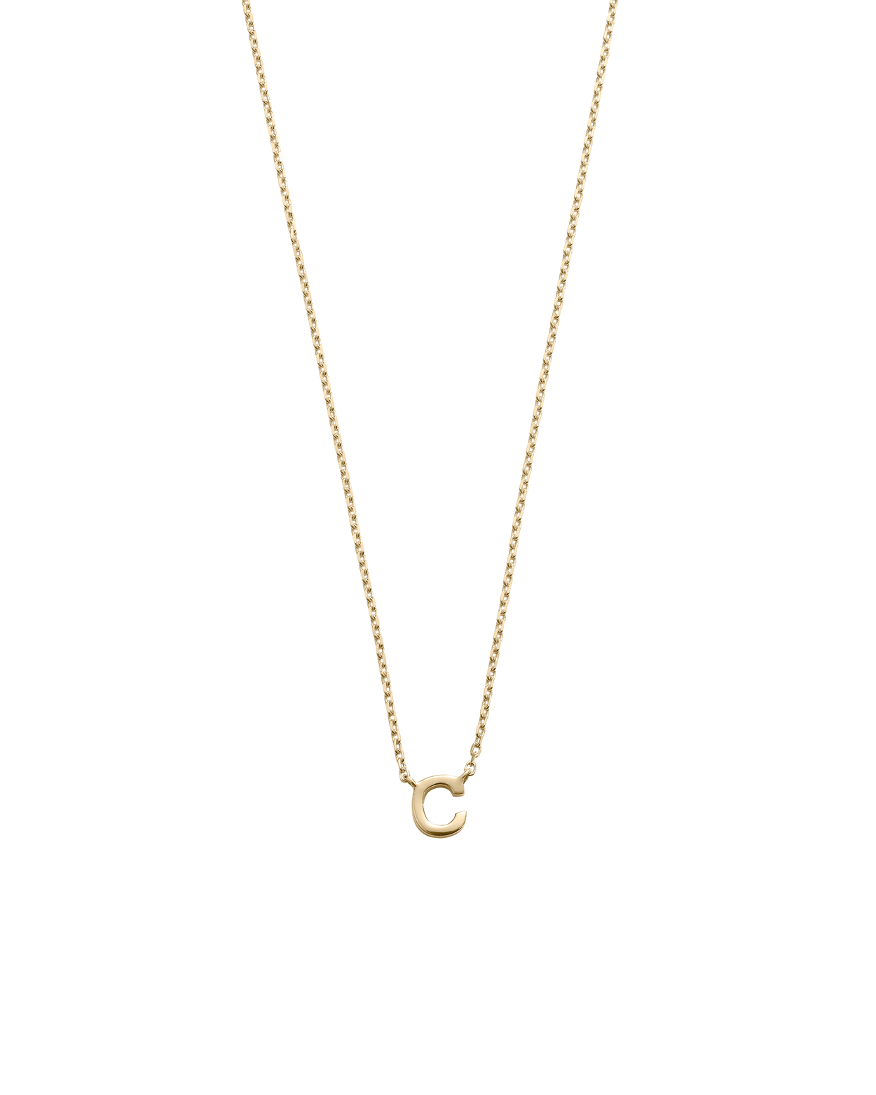 PETITE INITIAL NECKLACE (9K GOLD) IMAGE 5