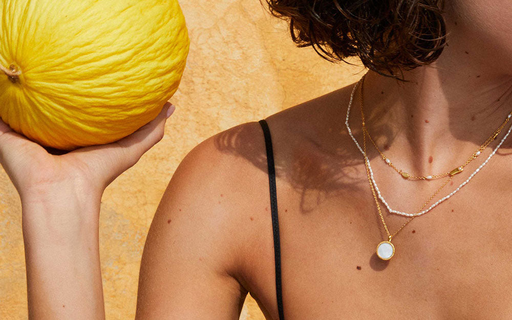 PERLA NECKLACE (18K GOLD VERMEIL) IMAGE 5