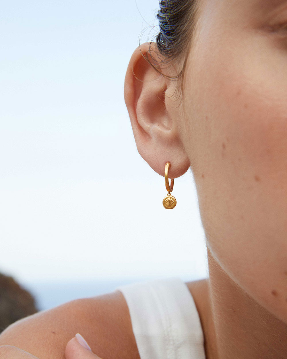 MEMOIR HOOPS (18K GOLD PLATED)