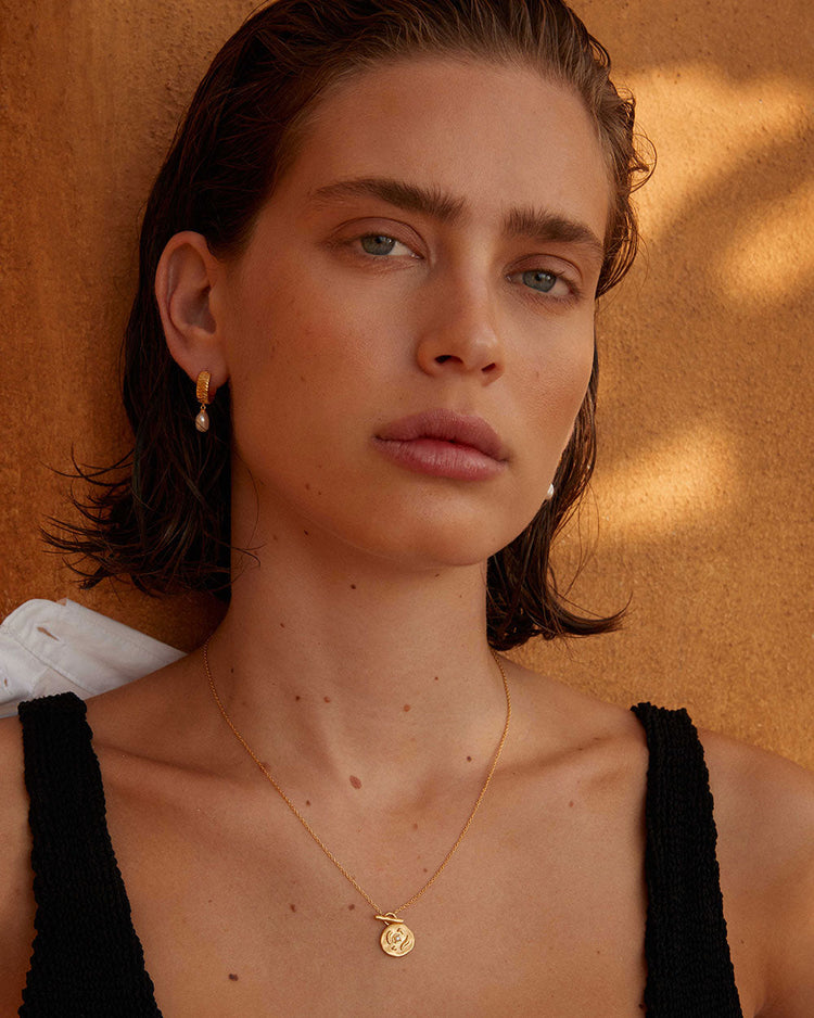 VACANZA COIN NECKLACE (18K GOLD VERMEIL) IMAGE 2