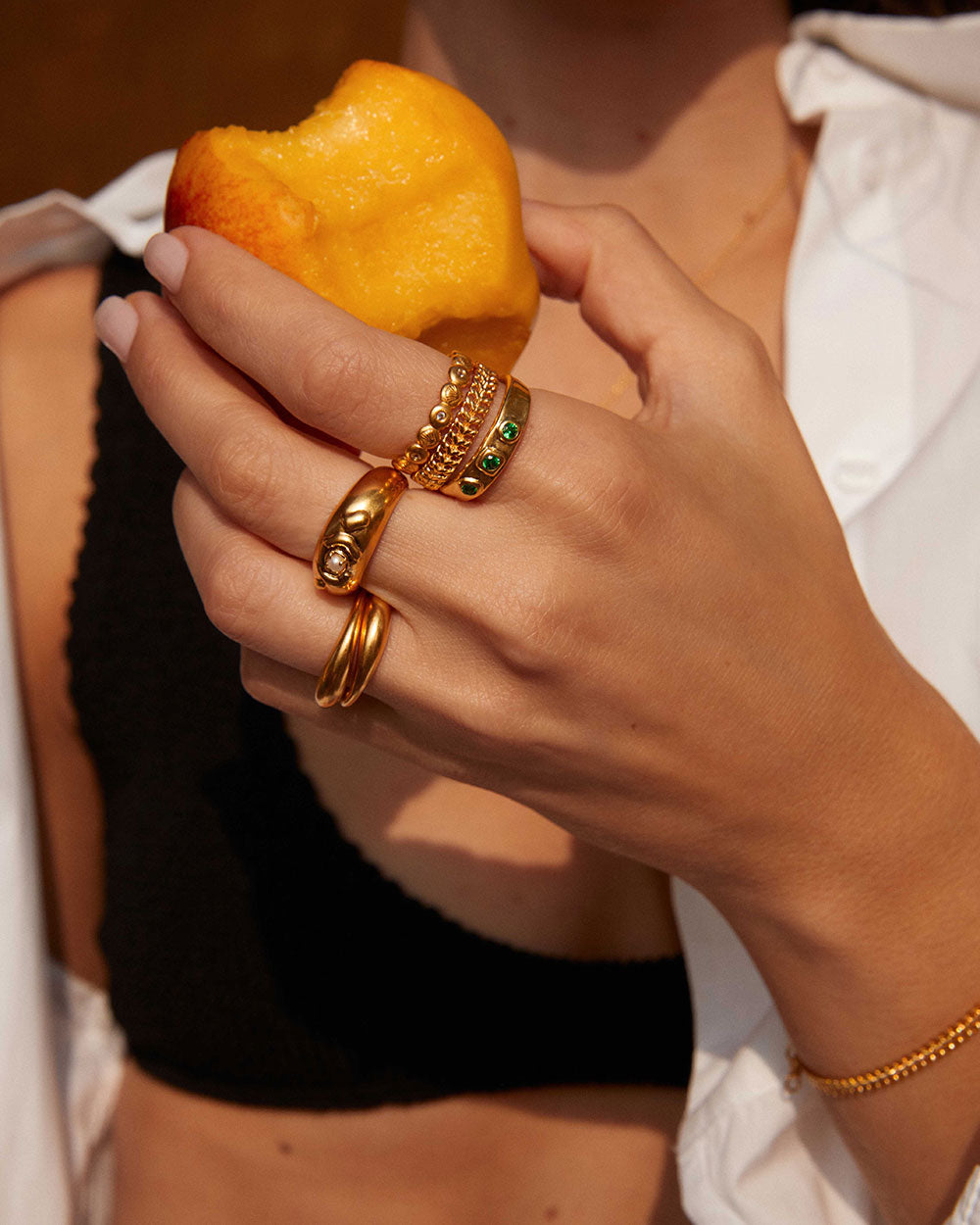 VACANZA RING (18K GOLD PLATED) IMAGE 2