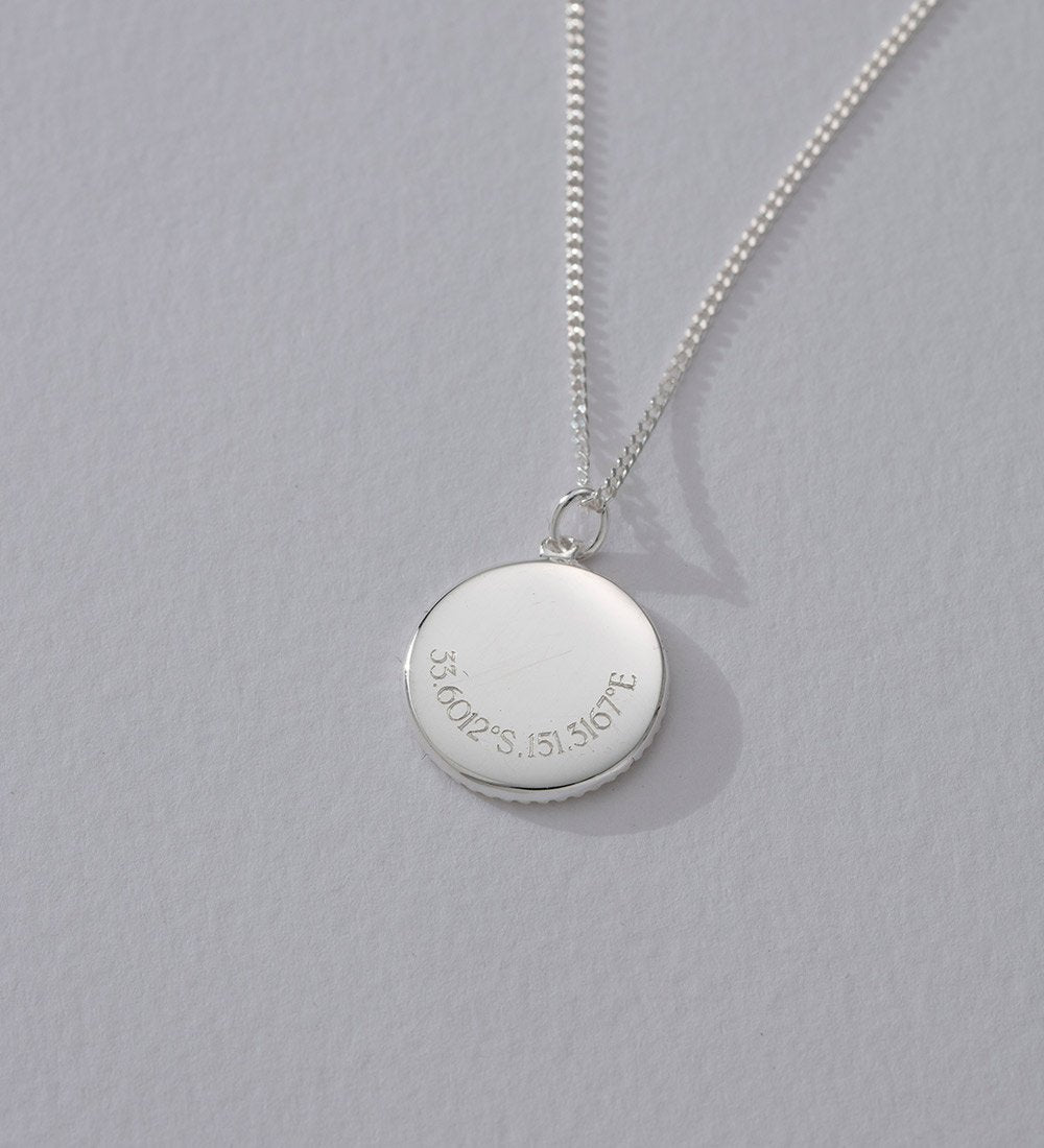 TRAVELLER COIN NECKLACE (STERLING SILVER) IMAGE 3