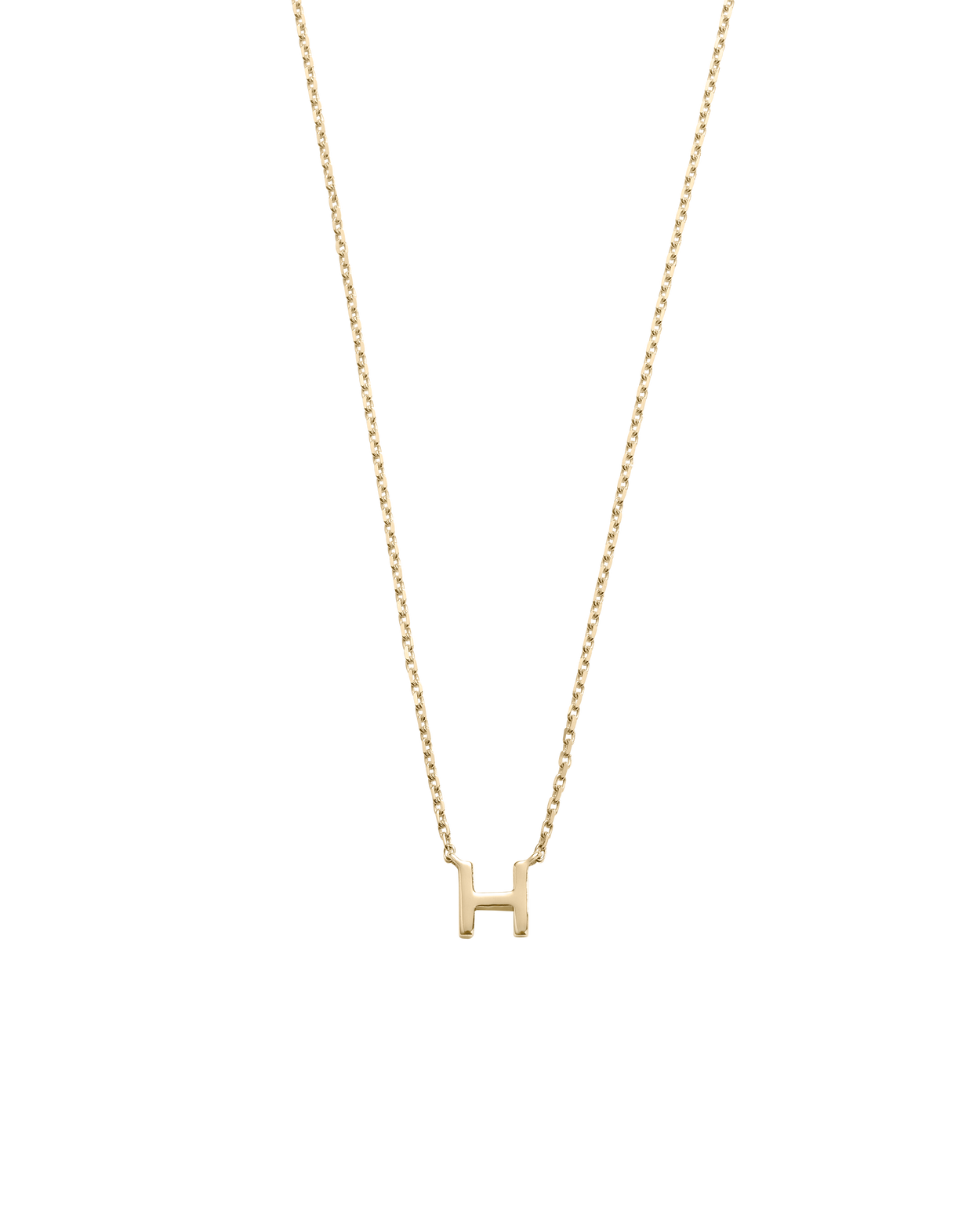 PETITE INITIAL NECKLACE (9K GOLD) IMAGE 14